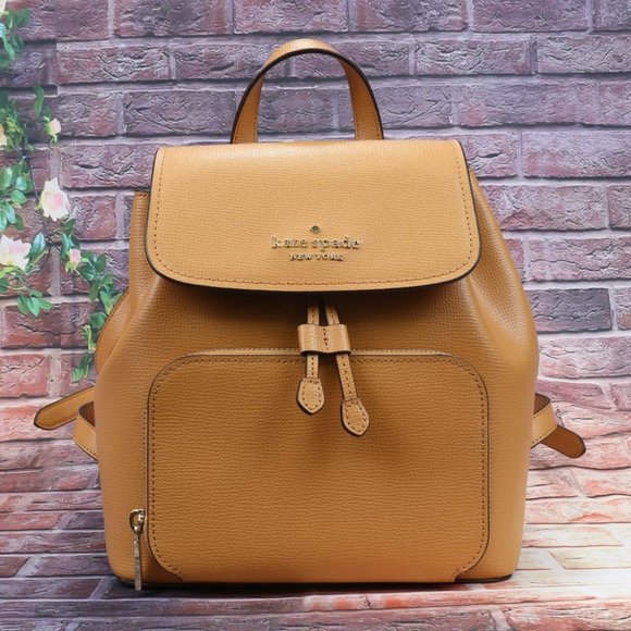 kate spade Handbags - Kate Spade WKR00548 Medium Grain Leather Darcy Flap Backpack
